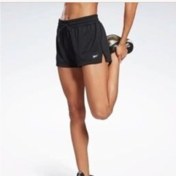 Reebok Womens Black Running Shorts With Liner Small Recycled Materials Lightweig - Picture 10 of 10